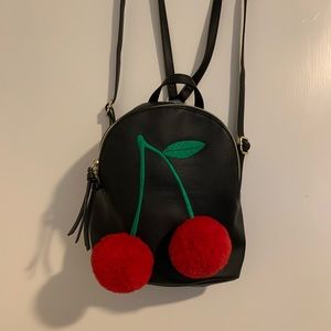 Small backpack with cherries